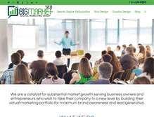 Tablet Screenshot of bigmarketseo.com